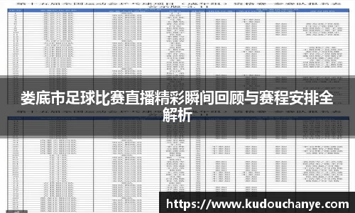 娄底市足球比赛直播精彩瞬间回顾与赛程安排全解析